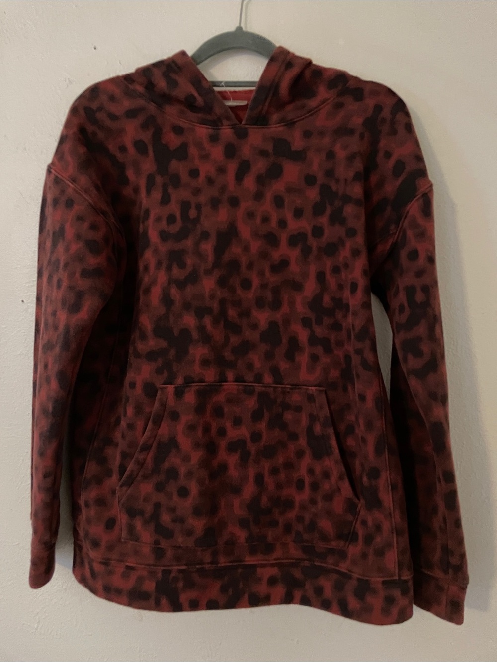 Zella Girls XL 14/16 Rust Black Tortoise Print Hoodie Pullover
